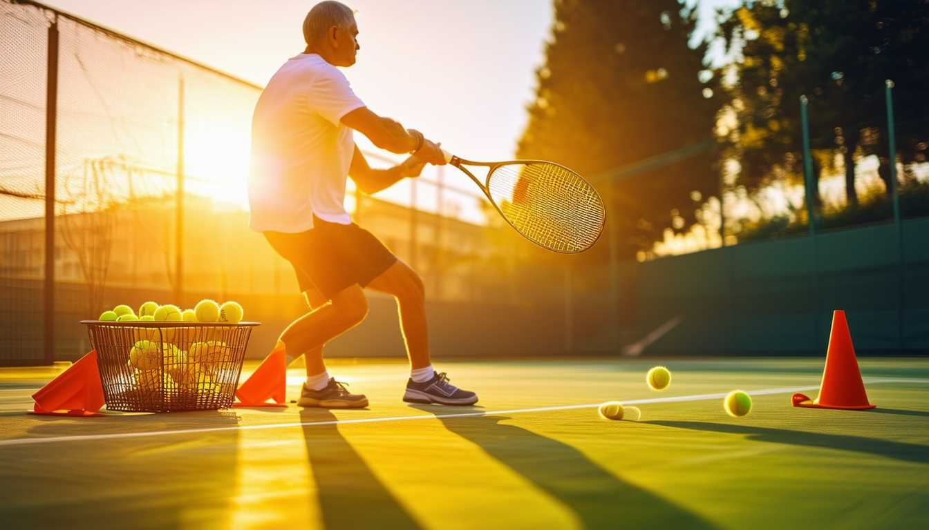 Learning Intermediate Tennis Coaching Skills SAP Open Tennis